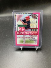 Yohandy Morales Pink Velocity /79 - 2024 Panini Prospect Edition #161 Nationals