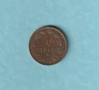 1861 B; 1 Kreuzer (Cu) , F. Joseph I. , (ZP1121) ANK Nr.6  Erh. vz+