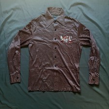 Vintage Chemise Et Cie Window Button-Up Multi T-Shirt Adult Size Medium 19x25