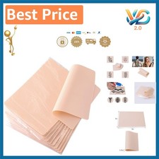 Blank Tattoo Skin 10pcs 8x6in Double-Sided Practice Skins for Artists beige
