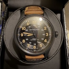 Hamilton Khaki Automatic Men s 42mm Black Dia...