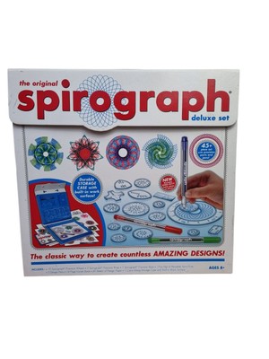 Das Original Spirograph Deluxe Set geöffnet aber nicht benutzt.  