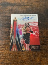 Cade Cunningham 2024-25 Select In Flight Signatures /99 Red Prizm Auto #IFS-CAD