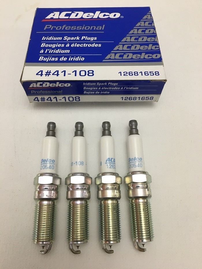 AC Delco Iridium Spark Plugs 41-108 - Pack of 4 Spark Plugs