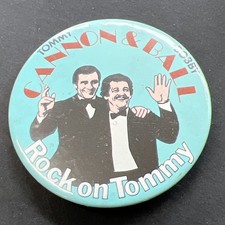 Vintage Cannon & Ball Blue Pin