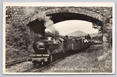 s28019 Ravenglass & Eskdale Railway in der Nähe von Irton Road GP Abraham RP Postkarte