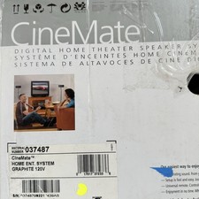Bose CineMate Home Theater System GRAPHITE 120V 037487 NEW