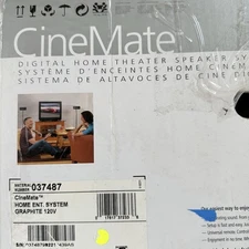 Bose CineMate Home Theater System GRAPHITE 120V 037487 NEW