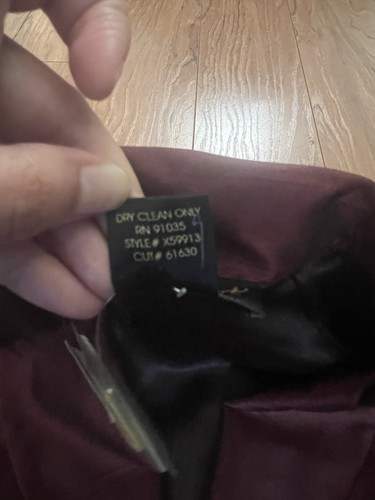 NWT Women's 16 Ashley Stewart Vintage Beautiful Business Dress Suit Burgundy - Picture 6 of 15