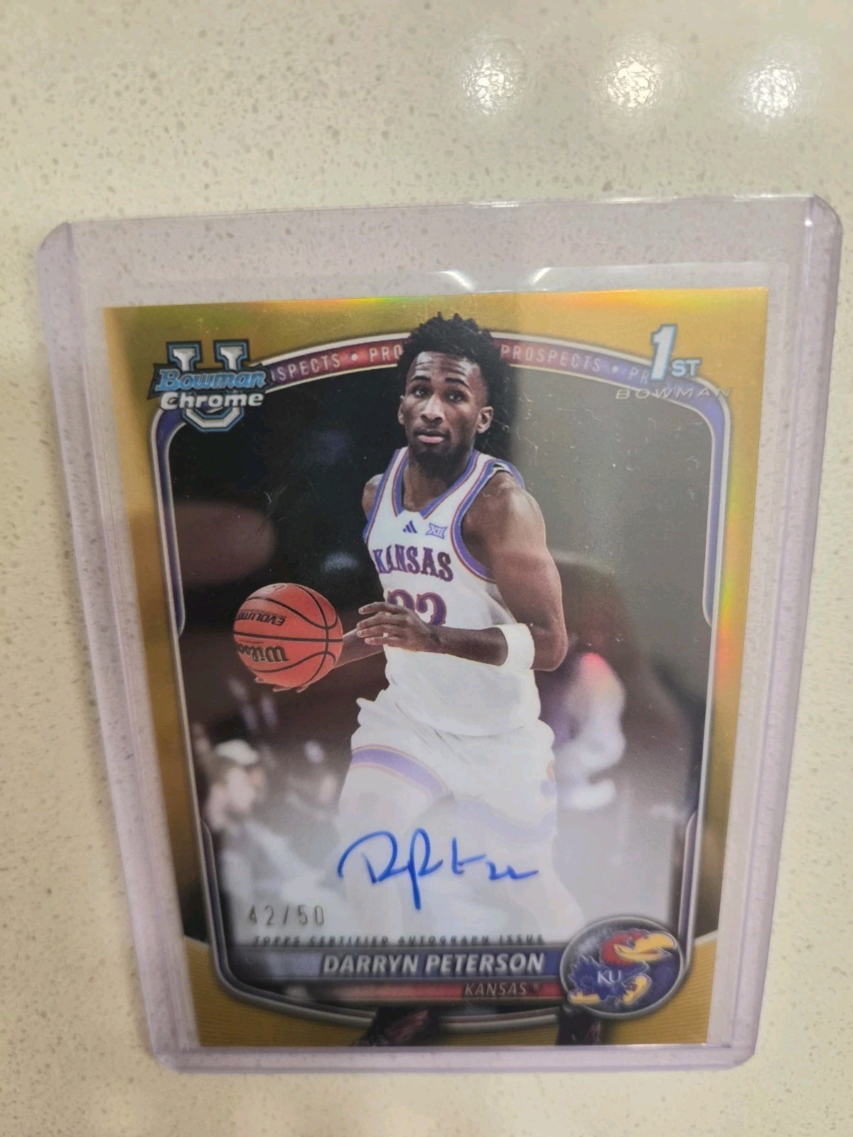Darryn Peterson 2025 Bowman #CPA-DP Chrome Prospect Autographs 