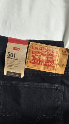 Levis  501 Mens Denim Jeans Original Fit bottoms Straight Leg Pants Jean NEW