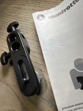 Manfrotto 143Bkt Portable Camera Bracket For Magic Arm Black Lightweight Durable