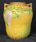 Roseville Pottery Wisteria Pattern Vase 634 7" Crisp Mold Unmarked 1933