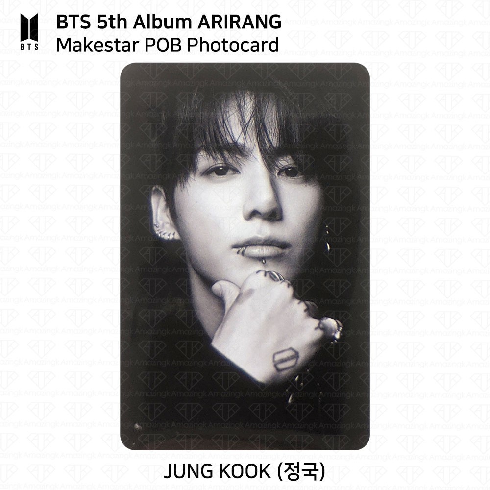 BTS 5th Album ARIRANG Makestar POB Photocard V JUNGKOOK JIMIN SUGA