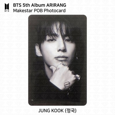 BTS ARIRANG makestar 特典 フォトカード グク BTS 5th Album ARIRANG Makestar POB Photocard V JUNGKOOK JIMIN SUGA