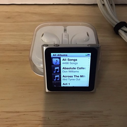 Rare 16GB Apple iPod Nano 6th Gen Nearly 16GB Of Songs (4400) Headphones & Char - Picture 6 of 9