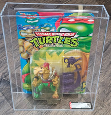 Sandstorm AFA GRADED 80Y 80 85 80 43-Back TMNT 1992 Playmates Toys Action Figure