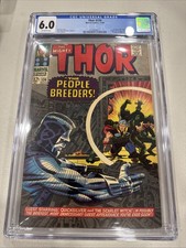 Mighty Thor #134 1st App High evolutionary, Org/1st Man-Beast 1st Fafnir CGC 6.0