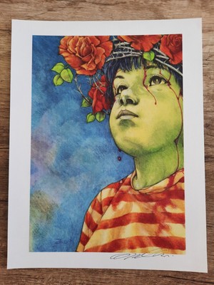 MICHAEL ZULLI: The Fracture Of The Universal Boy - Signed Print - Lithograph
