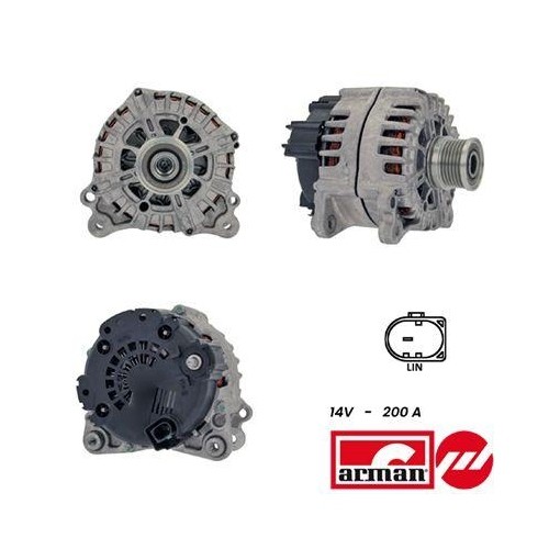 Alternateur Sidat A12VA0745AS Arman pour moteurs Vag Audi Seat Skoda VW 12V