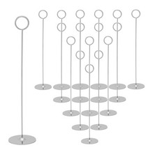 Urban Deco 16PK 12" Table Number  Place Card Holders Steel - Weddings, Events