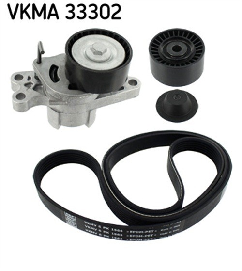 SKF VKMA 33302 V-Ribbed Belt Set for CITROËN,FIAT,PEUGEOT - Image 11