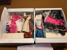 Barbie Case 1982 Fashion Doll Trunk Pink Wardrobe Mattel No. 1004 W/ Clothes