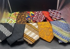 Pick One Vintage 4  Funky Colorful Men  s Tie Theatre Halloween 70  s Psychedelic