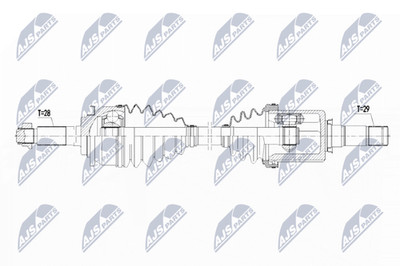 NTY Antriebswelle NPW-FR-088 für FORD