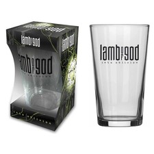 LAMB OF GOD into oblivion official 1 pint beer glass