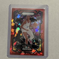 2024 Panini Prizm Draft Picks Angel Reese #38 Red Cracked Ice Prizm RC🔥