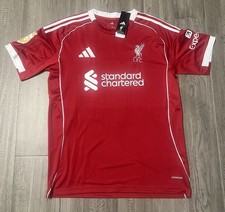 Mohamed Salah Liverpool 2025/2026 Home Jersey Size Large #11 New with Tags