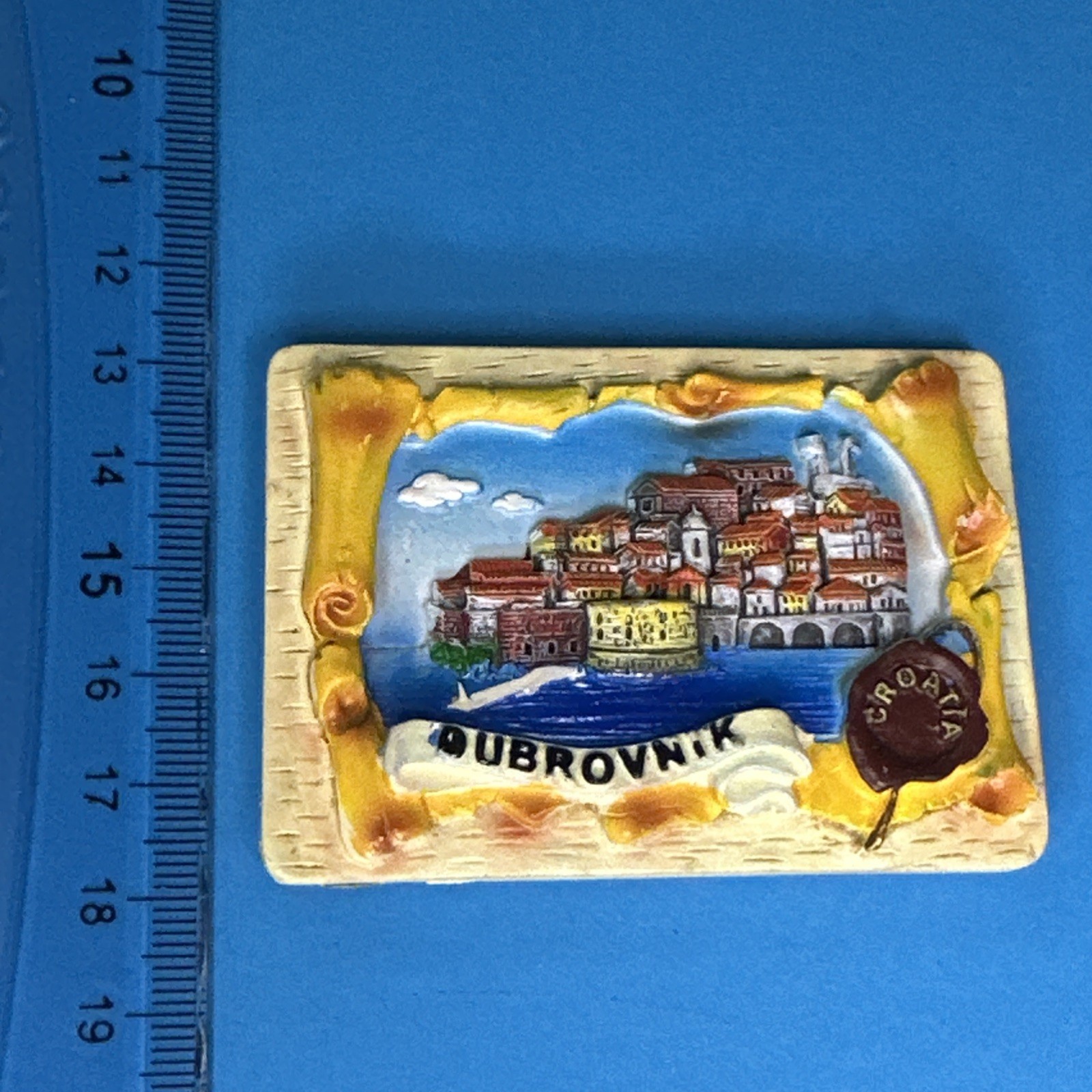 DUBROVNIK CALAMITA MAGNETE FRIGO FRIGORIFERO - COLLEZIONE VINTAGE