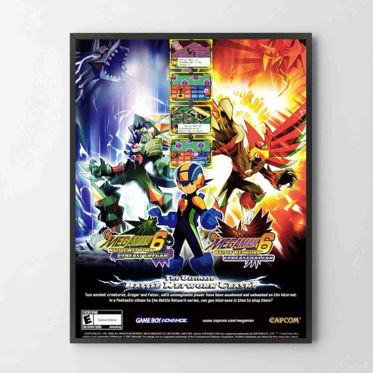 ロックマンX6 ポスター MEGAMAN　ロックマンＸ　希少　販促 ロックマンX6 ポスター MEGAMAN ロックマンX 希少 販促 ロックマンX6