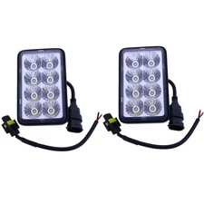 2X LED Work Light For New Holland Skid Steer LX465 LX485 LX565 LX665 LX865 LX885