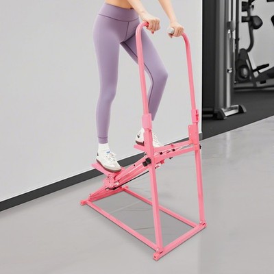 Heimfitness Stepper Handlauf Höhenverstellbar 3-stufige Neigung Klappbar 100kg