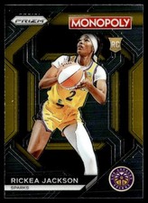 2024-25 Panini Prizm Monopoly WNBA Rickea Jackson Rookie Los Angeles Sparks #25