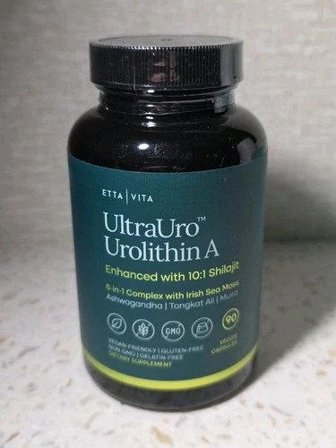 Etta Vita UltraUro Urolithin A Supplement Anti-Aging Cell Renewal 90 Caps 05/27