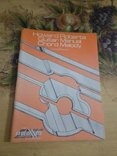 Howard Roberts Guitar Manual Chord Melody For Jazz Guitar Rare Book,1972 Edition