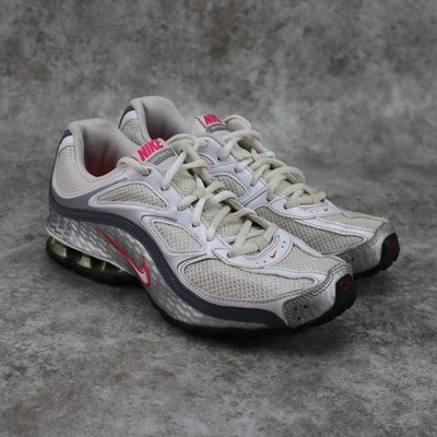 Nike Reax Run 5 Women's Running Shoes Sneakers Jogging White Gray Pink Size 7