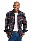 Mens Kenmore Heavyweight Oversized Flannel Overshirt 100% Cotton Yarn Dyed