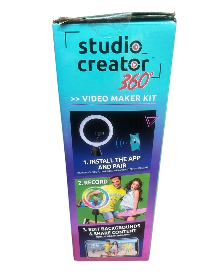 Canal Toys Studio Creator 360 Video Maker Kit, Pantalla Verde y Trípode Multi CLR Foto 4 de 4