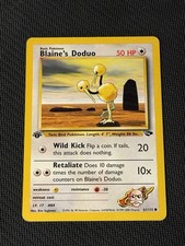 Blaine's Doduo - 61/132 - 1st Edition - Pokemon Gym Challenge