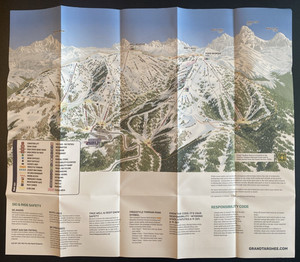 Grand Targhee Ski Resort Trail Map /Piste Map New 2026 Alta, Wyoming Grand Teton