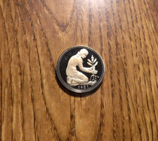 GERMANY 50 PFENNIG 1981 D PROOF COIN (428)