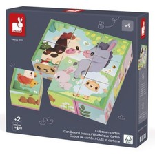 Cubes animaux de la ferme