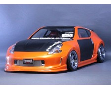 Pandora RC 1/10 Nissan Fairlady Z Z34 Drift Body Set Clear 257-260mm