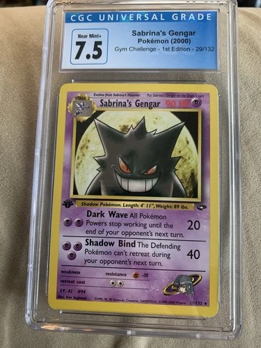 Sabrina’s Gengar Gym Challenge 1st Edition 29/132 CGC 7.5