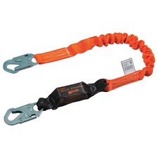 HONEYWELL MILLER  Shock-Absorbing Lanyard,Orange 20C055