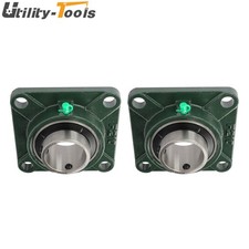 2 2" Inch Shaft Diameter UCF210-32 Pillow Block Bearing 4-Bolt Self Alignment